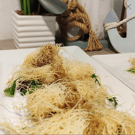 Gamberi in pasta Kataifi